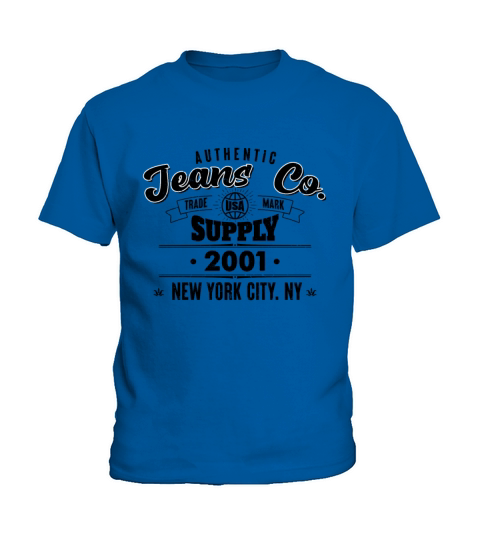New York City Born In 2001 Vintage Birthday Kids T-Shirt