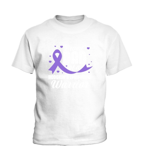 Proud Dad of A Hodgkins Lymphona Warrior Kids T-Shirt
