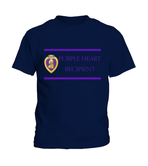 Purple Heart Medal Recipient US Military Decoration Tshirt Kids T-Shirt