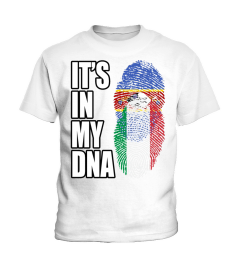Swazi And Italian Vintage Heritage DNA Flag Kids T-Shirt