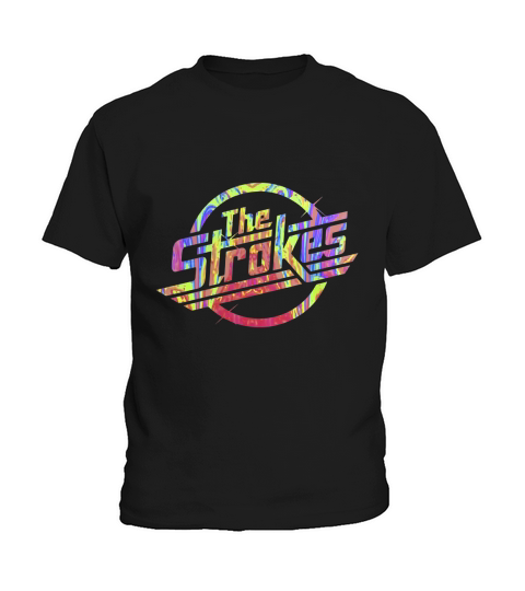 The Strokes Psychedelic Logo Kids T-Shirt