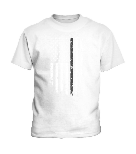 Thin Grey Line American Flag Correctional shirt Kids T-Shirt