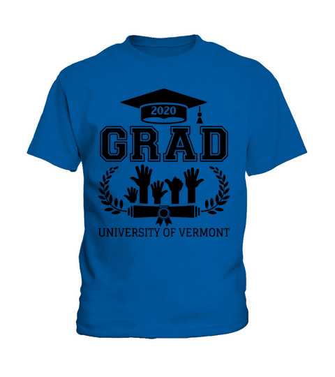 University School Graduation UNIVERSITY OF VERMONT Grad 2020 Kids T-Shirt
