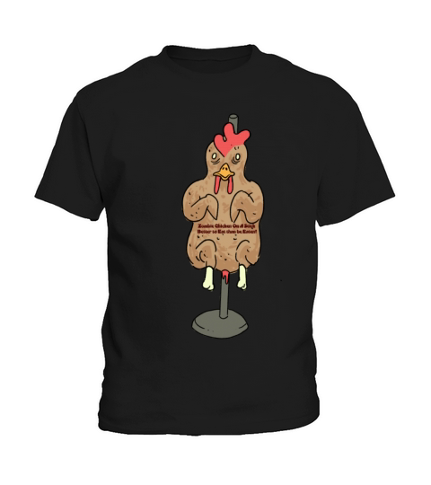 Zombie Chicken On A Stick Kids T-Shirt