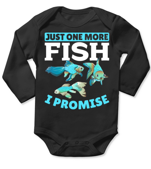 Aquarium Funny Fishkeeping Quote Long Sleeve Baby One-Piece