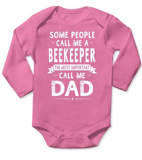 Beekeeper Dad Fathers Day Gifts Father Daddy Men T-shirt Long Sleeve Baby One-Piece