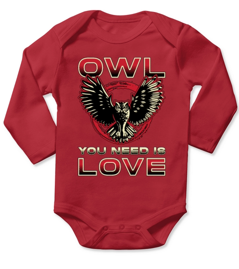 Bird Watching Owl You Need Is Love Bird Watcher Long Sleeve Baby One-Piece