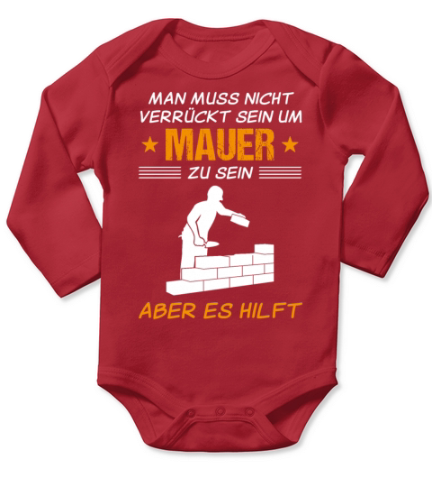 Bricklayer Funny Quote Craftsman Gift Idea Long Sleeve Baby One-Piece
