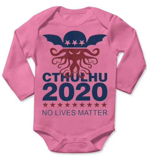 Cthulhu 2020 No Lives Matter Long Sleeve Baby One-Piece