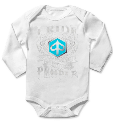 Dont Choke Piaggio Long Sleeve Baby One-Piece