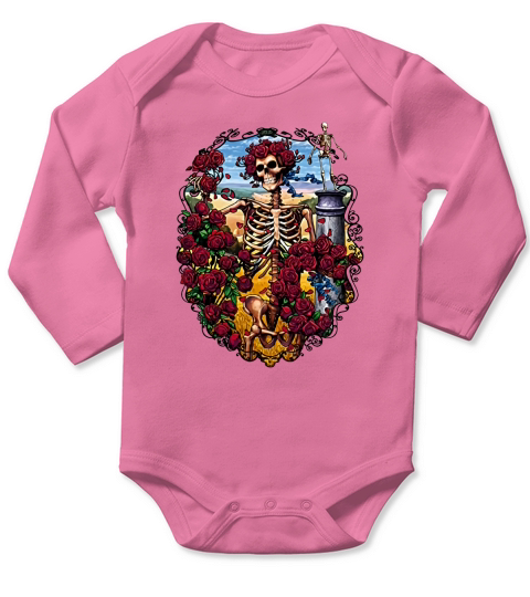 Grateful Dead Long Sleeve Baby One-Piece