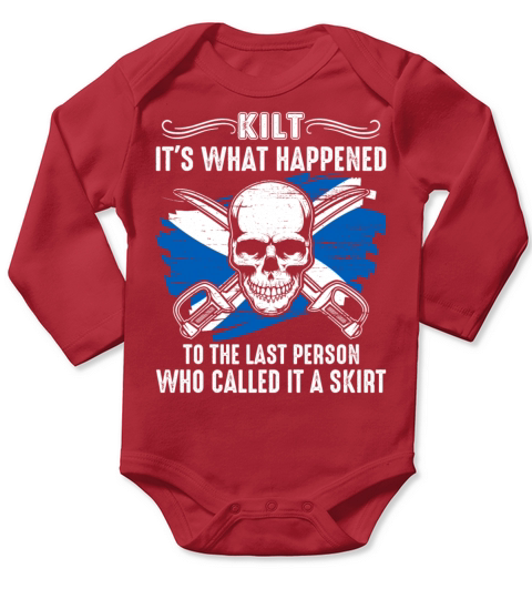 How To Wear The Kilt Design For A Tartan Kilt Guy Long Sleeve Baby One-Piece