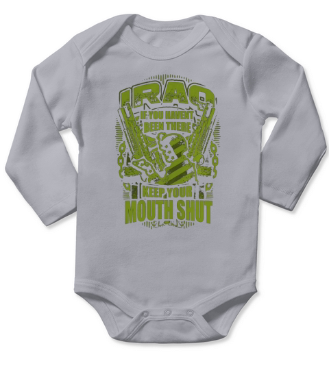 IRAQ VETERAN IRAQ Long Sleeve Baby One-Piece