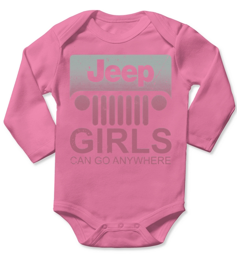 JEEP GIRLS CAN GO ANYWHERE Long Sleeve Baby One-Piece