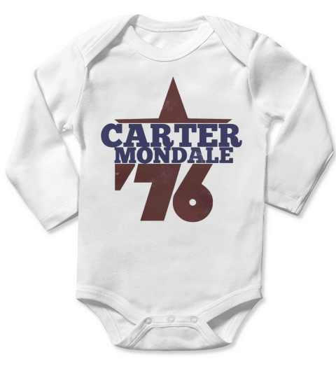 Jimmy Carter for president 1976 retro Shirt Long Sleeve Baby One-Piece