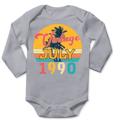 July 1990 Legendary Long Sleeve Baby One-Piece