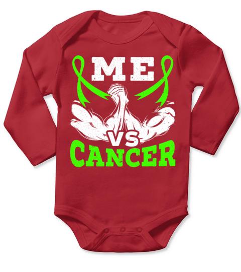Me vs Liver Cancer Primary Hepatic Cancer Long Sleeve Baby One-Piece