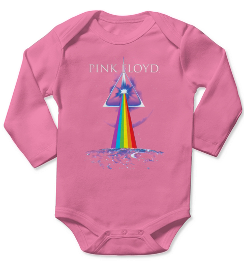 PINK FLOYD DARK SIDE OF THE MOON LICENSED T SHIRT Long Sleeve Baby One-Piece