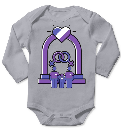 Pride equal rights wedding Long Sleeve Baby One-Piece