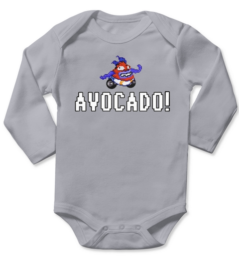 Soniqua - AVOCADO! T-Shirt Long Sleeve Baby One-Piece