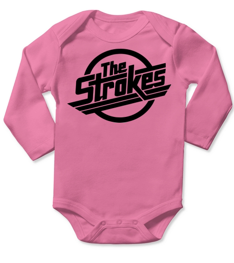 Strokes Long Sleeve Baby One-Piece