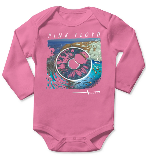 Vintage Pink Floyd  Pulse  1995 Long Sleeve Baby One-Piece