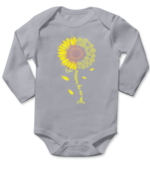 Volkswagen sunflower you are my sunshine Long Sleeve Baby One-Piece