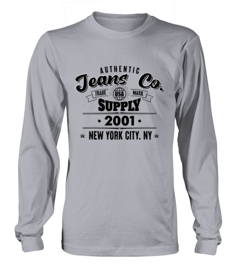 New York City Born In 2001 Vintage Birthday Long sleeved Unisex