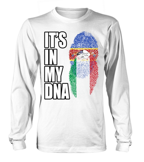 Swazi And Italian Vintage Heritage DNA Flag Long sleeved Unisex