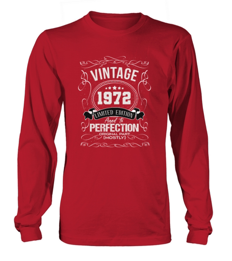 Vintage 50 Birthday Costume Men 50th BDay Birthday Long sleeved Unisex