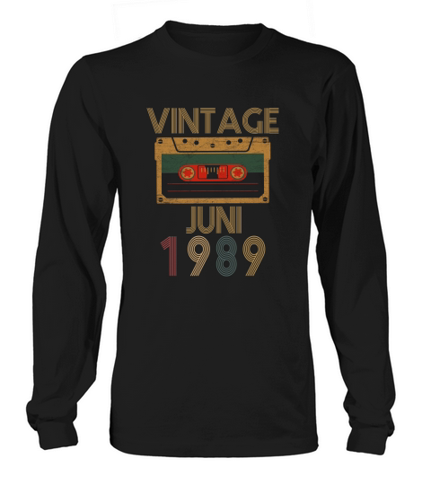 Vintage Juni 1989 Long sleeved Unisex