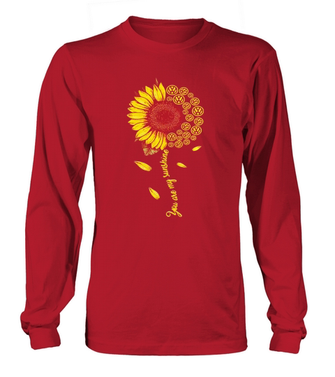 Volkswagen sunflower you are my sunshine Long sleeved Unisex