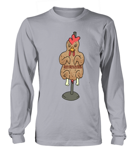 Zombie Chicken On A Stick Long sleeved Unisex