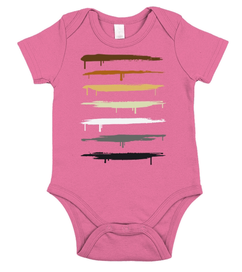 Bear Pride Colors Short Sleeve Baby One-Piece