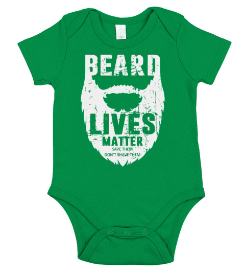 Beard Lives Matter T-Shirt Dark colored shirt Short Sleeve Baby One-Piece