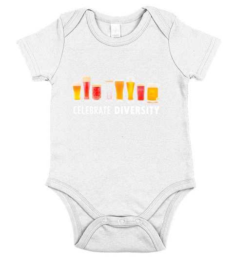 Celebrate Beer Diversity Short Sleeve Baby One-Piece