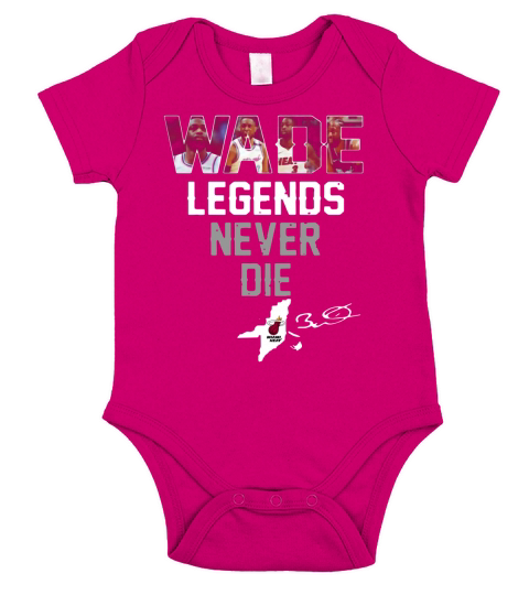 Dwyane Wade Legends Never Die Short Sleeve Baby One-Piece