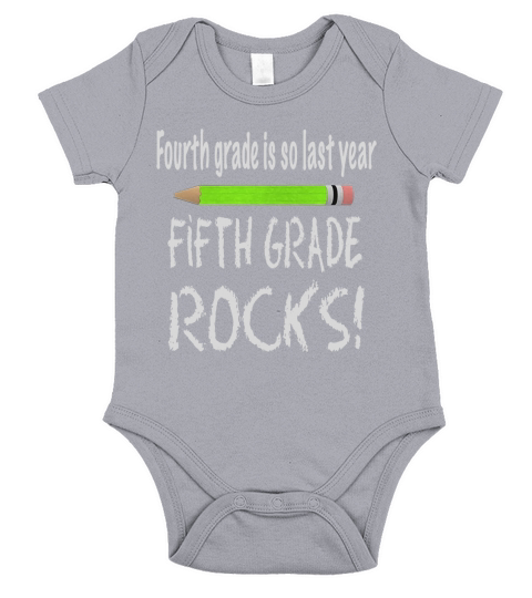 Fifth Grade Rocks Back to School T-Shirt Short Sleeve Baby One-Piece