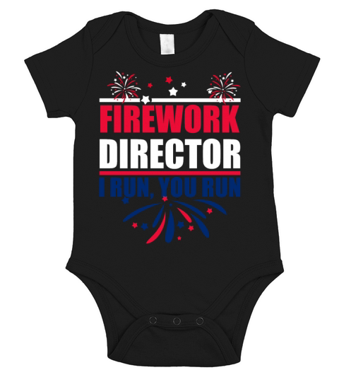 Firework Director i run you run Short Sleeve Baby One-Piece