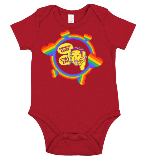 funny quote pride colors flag Short Sleeve Baby One-Piece