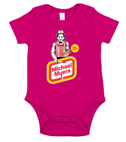 HALLOWEEN MICHAEL MYERS WEENIES PARODY - Coffee Mug (colored) Short Sleeve Baby One-Piece