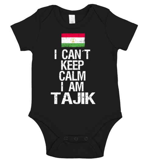 I can not keep calm I am Tajik Short Sleeve Baby One-Piece