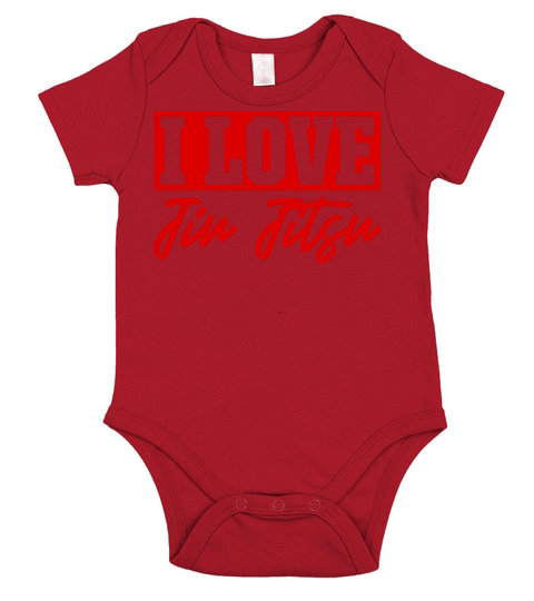I love Jiu Jitsu Short Sleeve Baby One-Piece