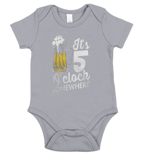 Its 5 Oclock somewhere sports tshirt Short Sleeve Baby One-Piece
