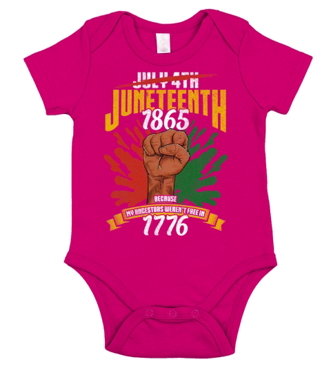 Juneteenth Black History Day Pride Gift Short Sleeve Baby One-Piece