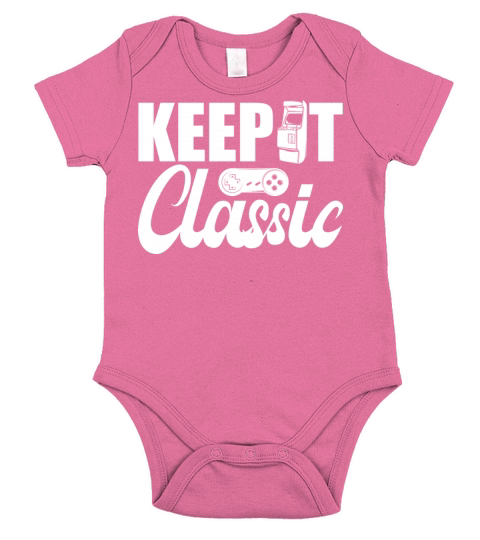 Keep It Classic Video Games Short Sleeve Baby One-Piece