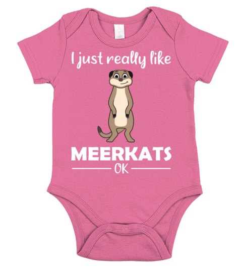 Meerkat Lovers Funny Quote Gift Short Sleeve Baby One-Piece