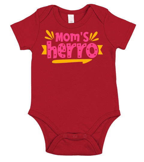 Moms herro Short Sleeve Baby One-Piece