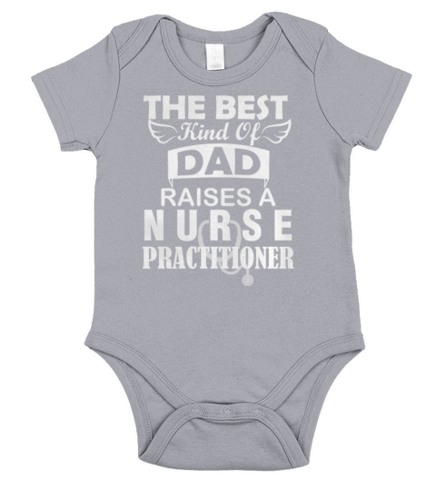 Nurse Practitioner Dad Short Sleeve Baby One-Piece