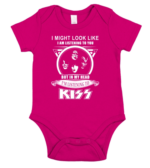 ONLY FOR KISS FANS Short Sleeve Baby One-Piece